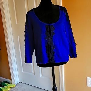 Beautiful royal blue cardigan